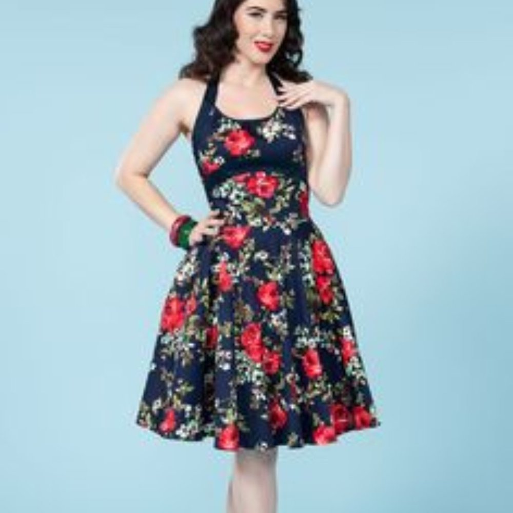 Golightly halter pinup dress, Pinup Girl Clothing